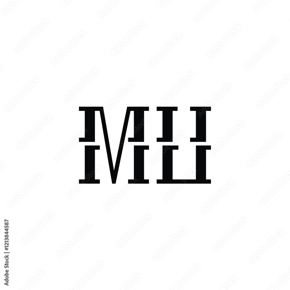 MU monogram logo design letter text name symbol monochrome logotype alphabet character simple logo MU monogram logo design letter text name symbol monochrome logotype alphabet character simple logo