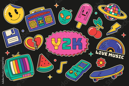 Y2k Element Illustration