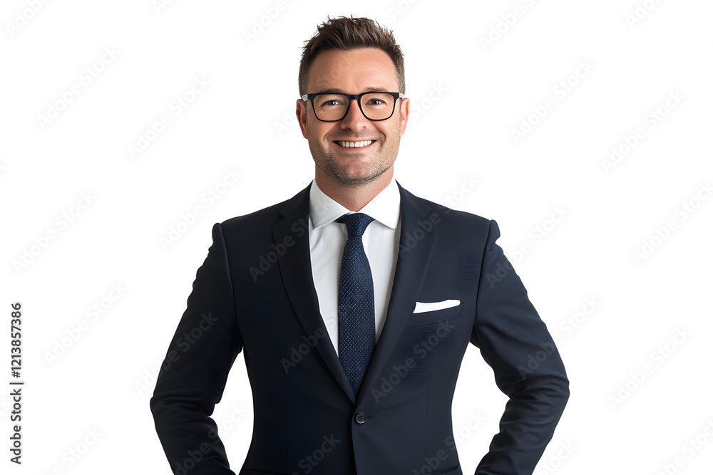 Close-up image of a male businessman isolated on a transparent background. Close-up image of a male businessman isolated on a transparent background.