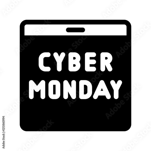 cyber monday website solid style