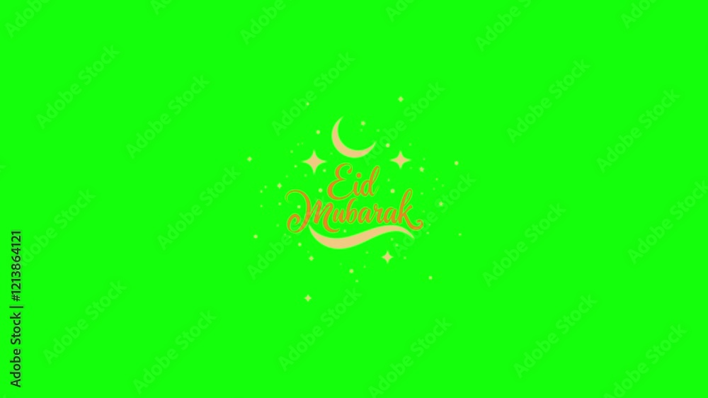 eid mubarak calligraphy. Eid Al Adha Mubarak in Arabic calligraphy style . eid icon animation. Eid Mubarak text animation. 