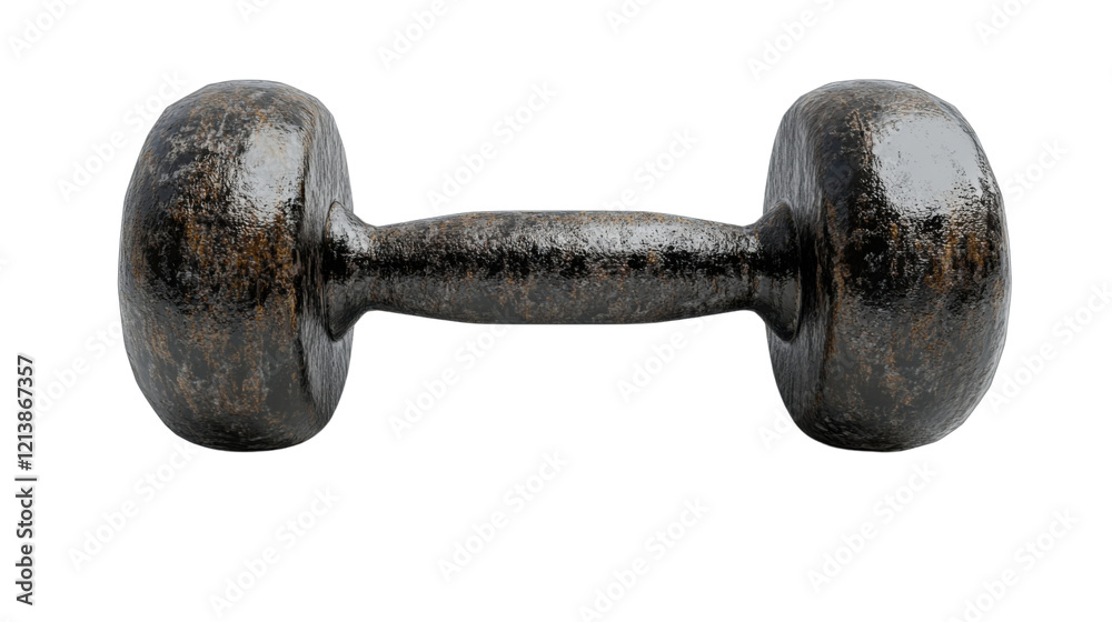 dumbbell isolated on white background dumbbell isolated on white background