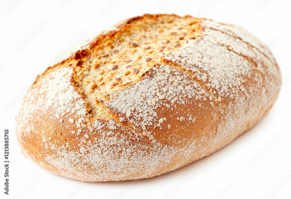 Whole grain bread isolated on transparent or white background, png Whole grain bread isolated on transparent or white background, png