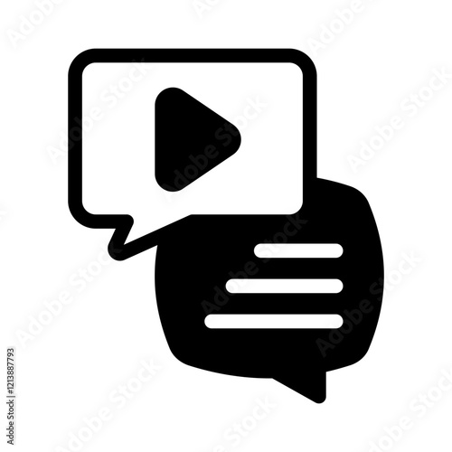 video chat solid style