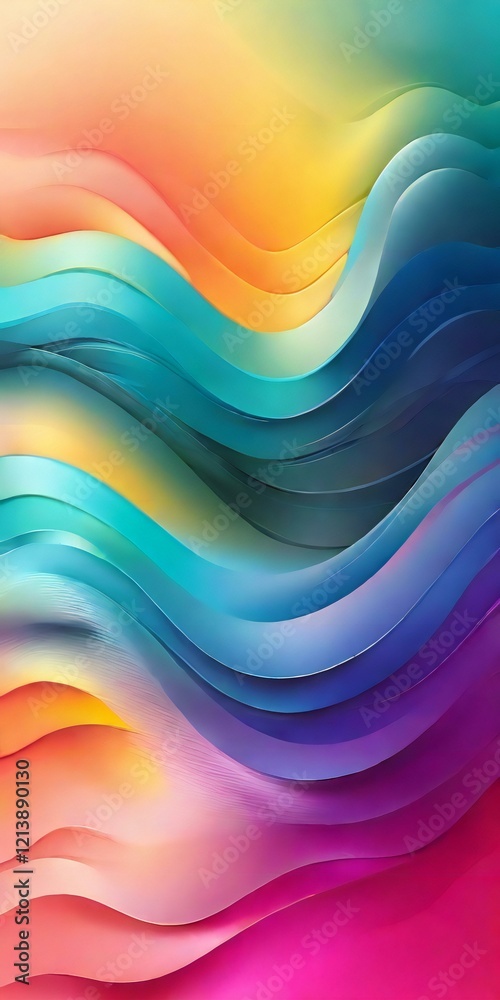 Obraz premium abstract colorful wave background