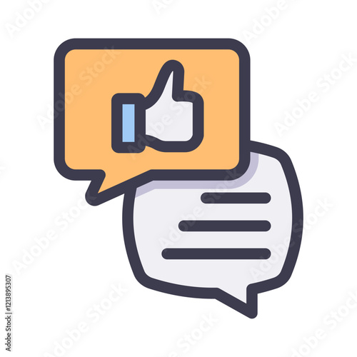 like chat filled style