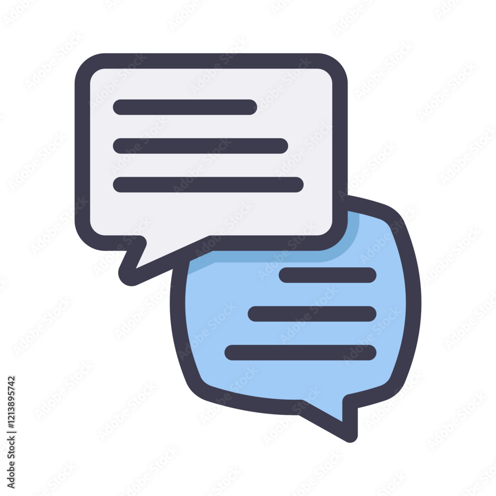 chat communication filled style