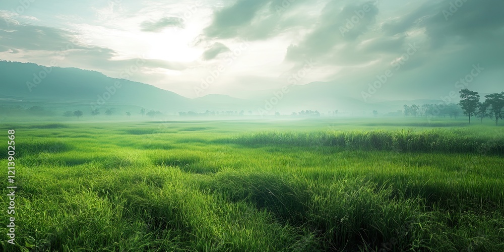Serene Green Field Landscape Perfect for Guru Ravidas Jayanti Serene Green Field Landscape Perfect for Guru Ravidas Jayanti