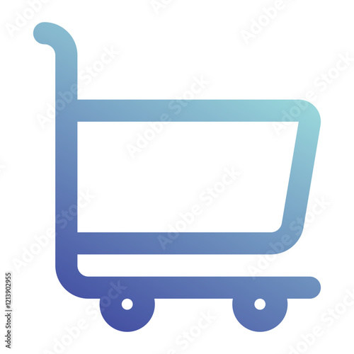 shoping cart icon for illustration