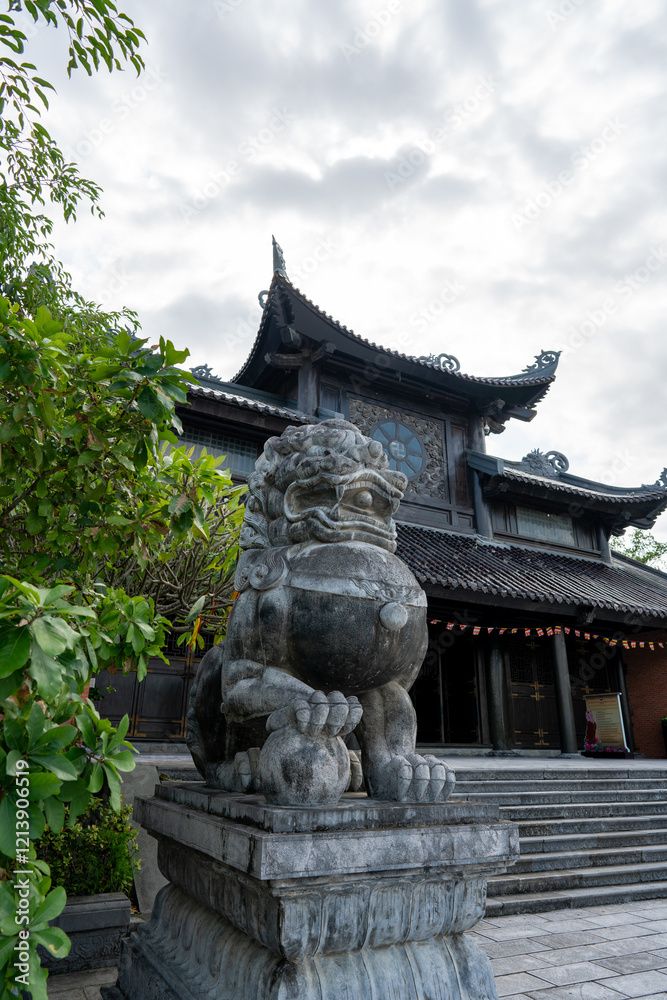 Naklejka premium 東南アジア最大の仏教寺院 バイディ寺