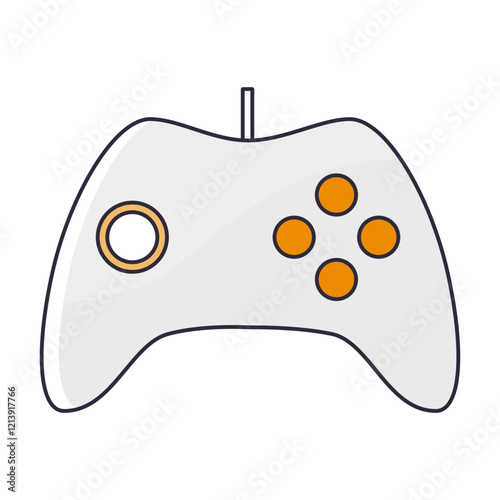 Game Controller Icon Representing Gaming, Entertainment, and Interactive Play