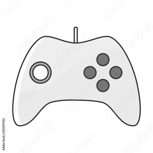 Game Controller Icon Representing Gaming, Entertainment, and Interactive Play