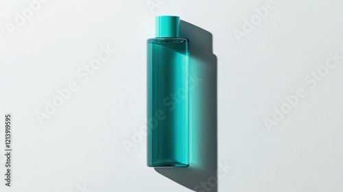 Wallpaper Mural Teal bottle, clean background, sunlight, product shot, cosmetic Torontodigital.ca
