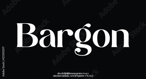 Elegant alphabet letters font and number. Typography Luxury classic lettering serif fonts vector illustration

