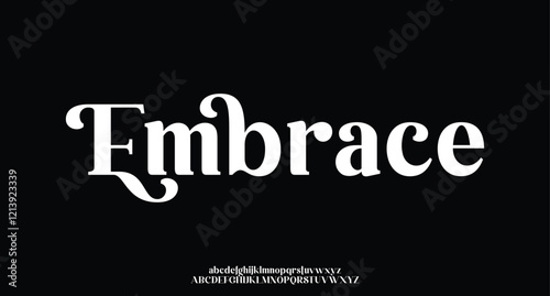 Luxury alphabet letters font. Typography elegant wedding classic lettering serif fonts decorative vintage retro. vector illustration
