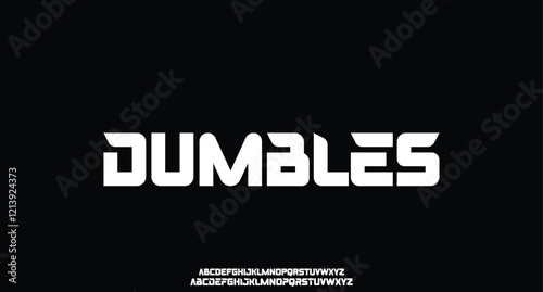 modern sporty typography alphabet font, on a car background vector illustration design

