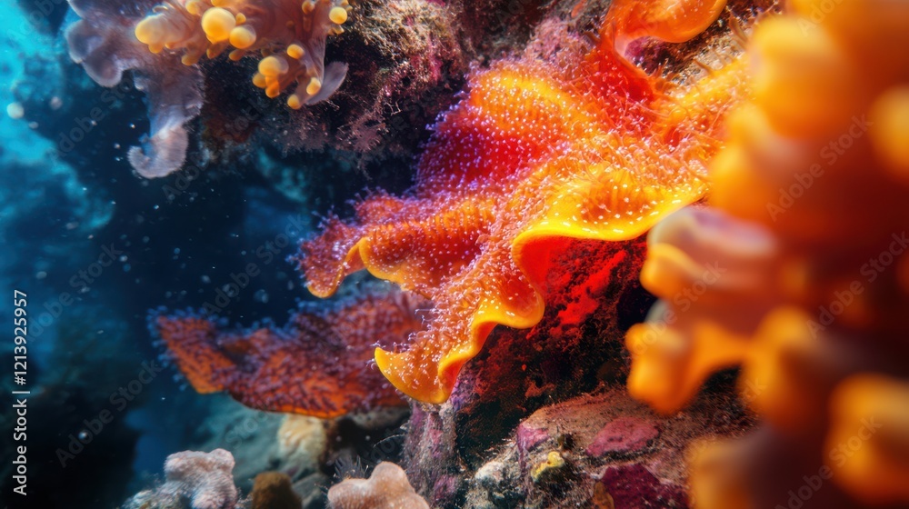 Colorful Underwater Creatures in Natural Light Colorful Underwater Creatures in Natural Light