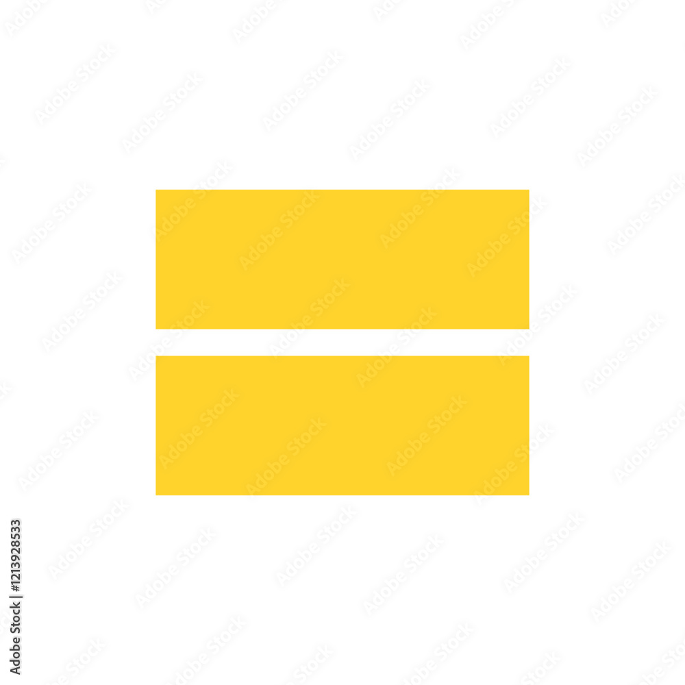 logo of two horizontal stripes. Equal sign in math. minimalist and modern logo template logo of two horizontal stripes. Equal sign in math. minimalist and modern logo template