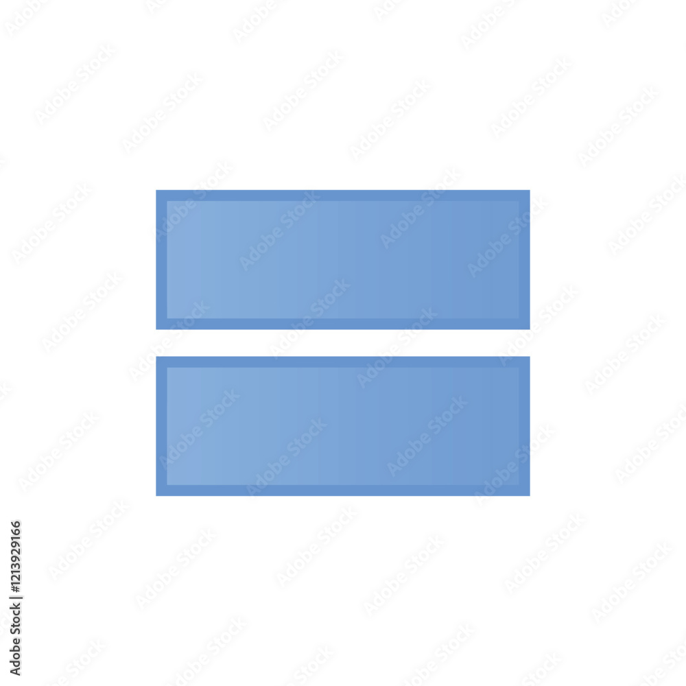 logo of two horizontal stripes. Equal sign in math. minimalist and modern logo template logo of two horizontal stripes. Equal sign in math. minimalist and modern logo template