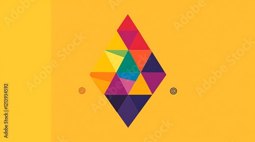 Colorful abstract diamond shape graphic design, background, possible use in marketing, design, or branding Free Download Colorful abstract diamond shape graphic design, background, possible use in marketing, design, or branding - GFXLoad