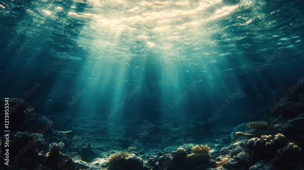 Fototapeta premium Pristine Marine Environment with Natural Light