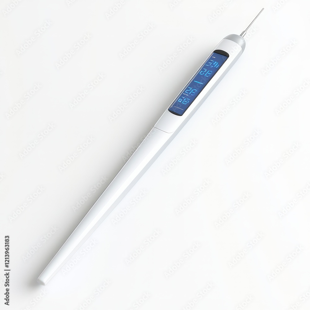Modern Digital Thermometer Medical Device Display Modern Digital Thermometer Medical Device Display