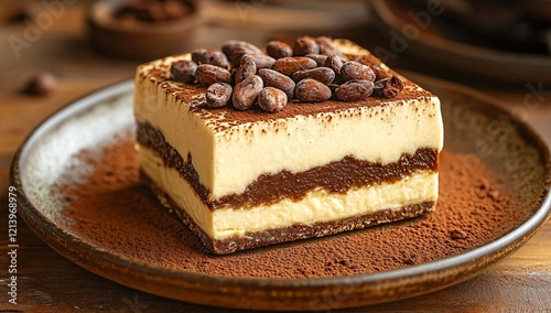 Tiramisu Dessert: Indulge in Layers of Coffee-Soaked photo