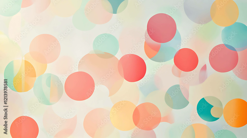 Subtle pastel dots creating an abstract modern pattern Subtle pastel dots creating an abstract modern pattern