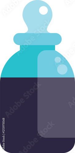 Baby bottle containing milk, essential item for feeding and nourishing infants
