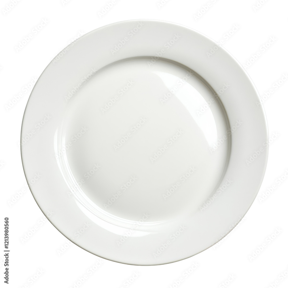 Elegant White Charger Plate on transparent background. Elegant White Charger Plate on transparent background.