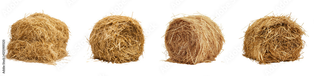 Natural Straw Bale Set Natural Straw Bale Set