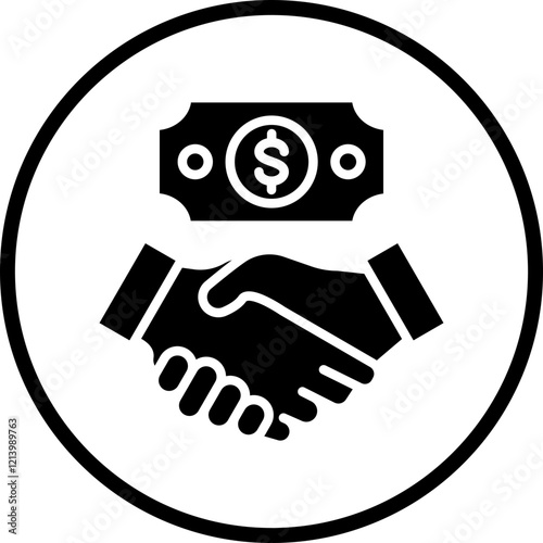 Bribery icon style
