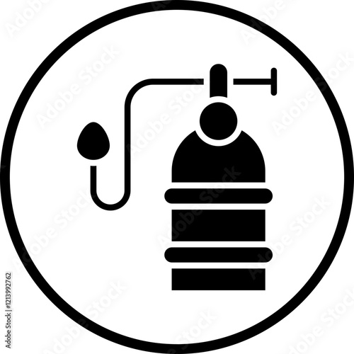 Diving Tank icon style