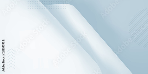 Elegant Gradient White Business Banner for Presentation