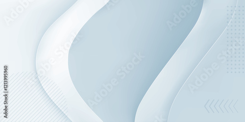 Elegant Wave White Business Background for Website