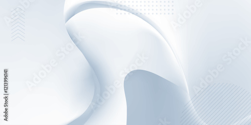 Dynamic Clean White Business Banner for Presentation 
