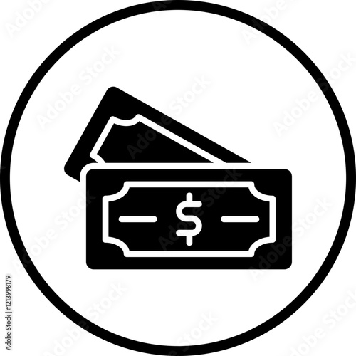 Dollar Bill icon style