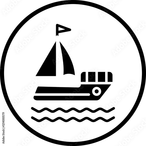 Sailing icon style