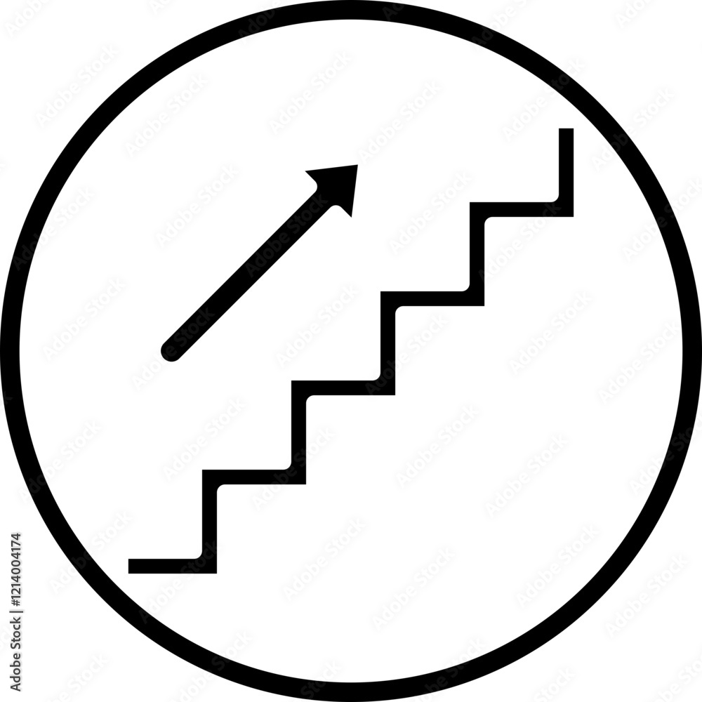 Stairs icon style Stairs icon style