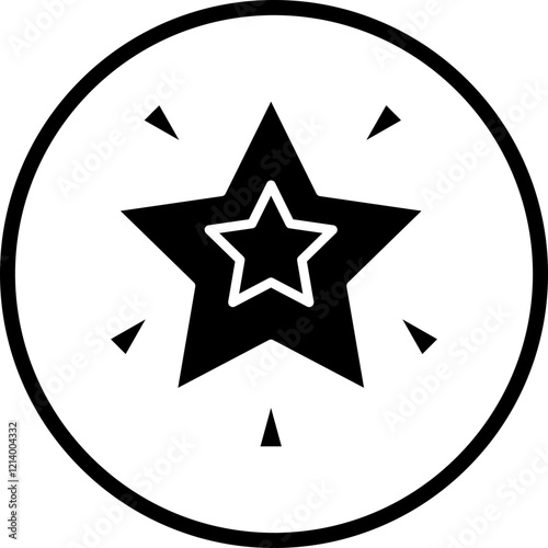 Glowing Star icon style