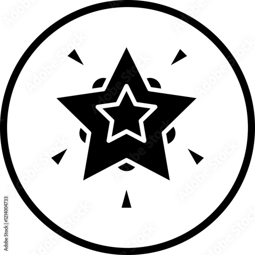Glowing Star icon style