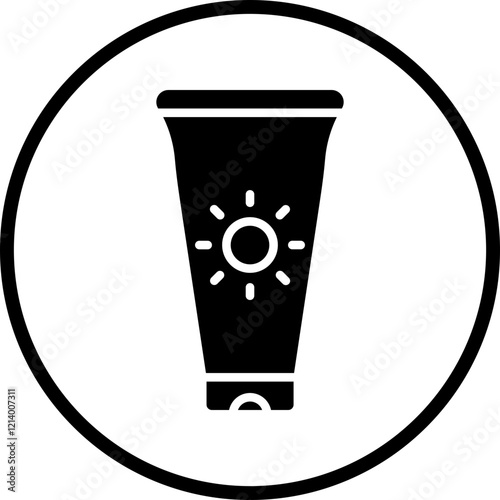 Sunscreen icon style