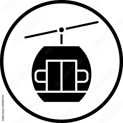 Cable Car icon style
