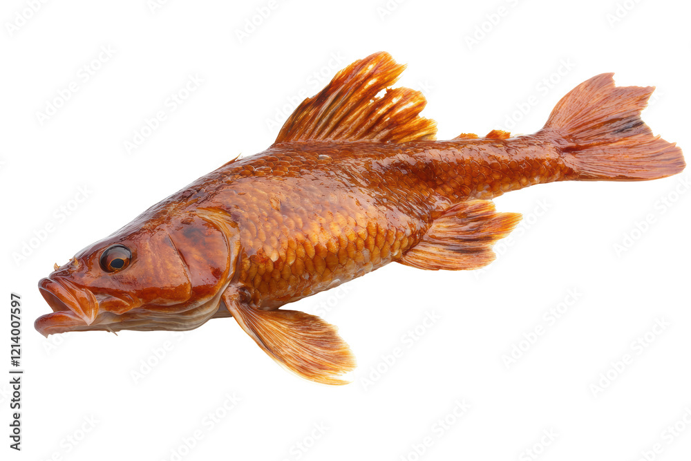 Isolated Reddish Fish Isolated Reddish Fish