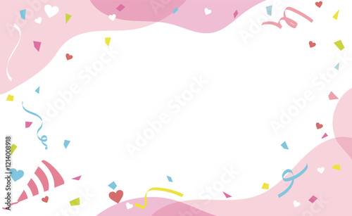 パーティーのかわいいベクターイラスト背景素材