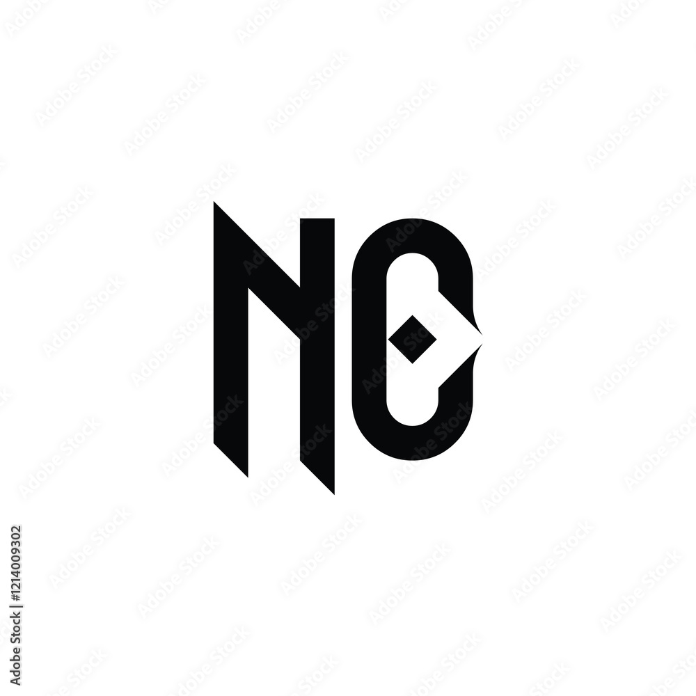 NC monogram logo design letter text name symbol monochrome logotype alphabet character simple logo NC monogram logo design letter text name symbol monochrome logotype alphabet character simple logo