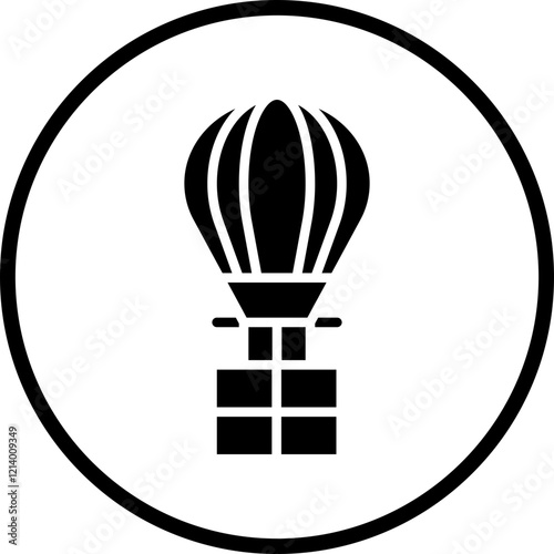 Parachute icon style