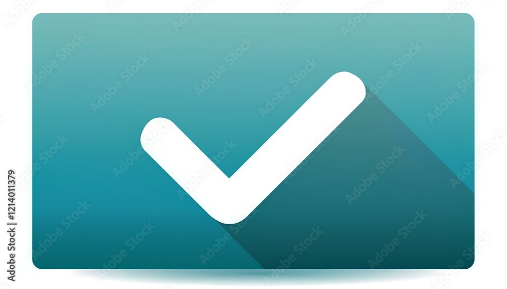 check mark icon on blue background. vector illustration. check mark icon on blue background. vector illustration.