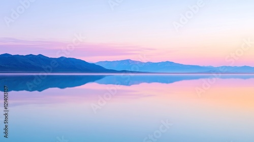 Wallpaper Mural Serene Mountain Lake Reflecting Pastel Sunrise Sky Torontodigital.ca