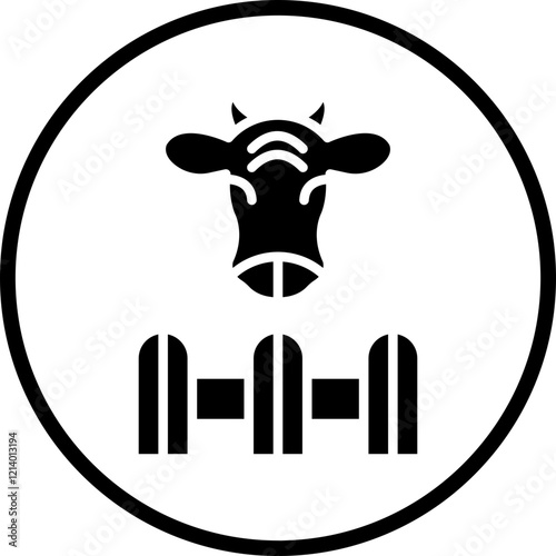 Livestock Farming icon style
